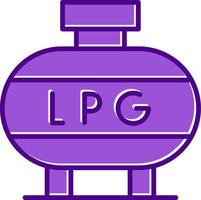 Liquefied Petroleum Gas Vector Icon