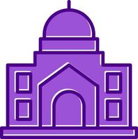 icono de vector de mezquita