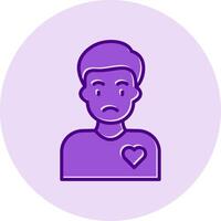 Volunteer Man Vector Icon