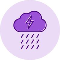 icono de vector de lluvia