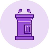 Lectern Vector Icon