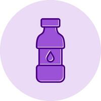 icono de vector de botella de agua