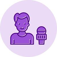 News reporter Vector Icon