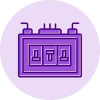 icono de vector de caja de fusibles