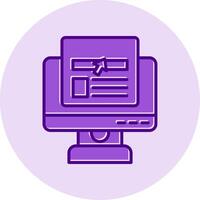 Online News Vector Icon