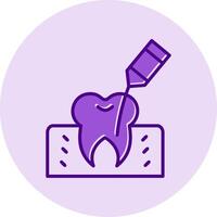 Root Canal Vector Icon