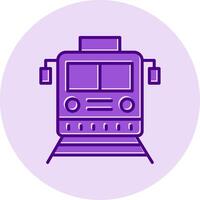 icono de vector de tren