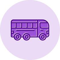 icono de vector de bus