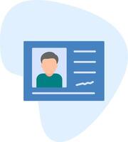 Identification Card Vector Icon