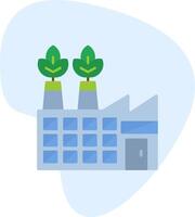 Eco Factory Vector Icon