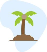 Palm Leaf Vector Icon