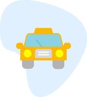 icono de vector de taxi