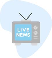 Live News Vector Icon