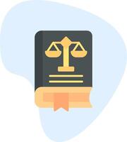 Law Book Vector Icon