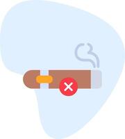 ningún icono de vector de cigarro