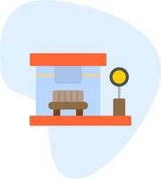 Bus Stop Vector Icon