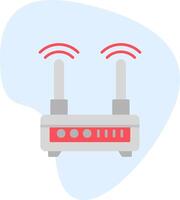 icono de vector de enrutador wifi