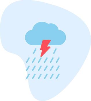 icono de vector de lluvia