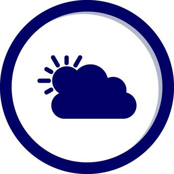 Cloudy Vector Icon