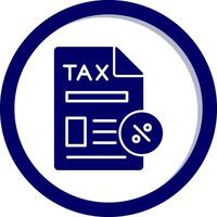 Tax Paperwork Vector Icon