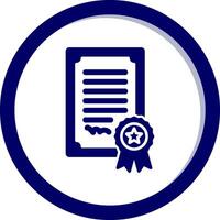 Certificate Vector Icon