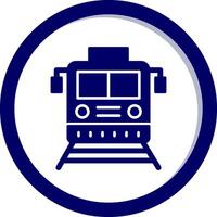 icono de vector de tren