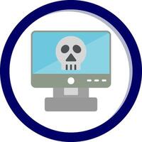 Computer Hacking Vector Icon