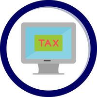 icono de vector de impuestos