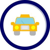 icono de vector de taxi