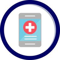 Online Health Insurance Vector Icon