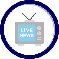 Live News Vector Icon