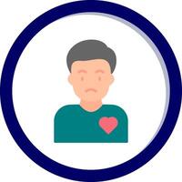 Volunteer Man Vector Icon