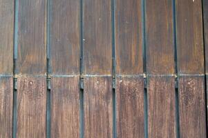 brown wood wall texture background. photo