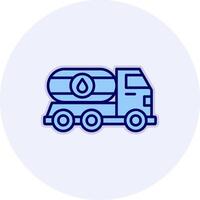 Oil Truck Vector Icon