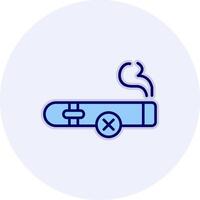 ningún icono de vector de cigarro