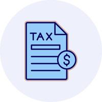 Tax Payment Vector Icon