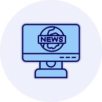 News Report Vector Icon