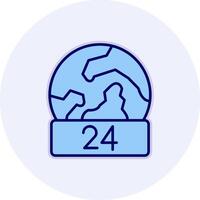 24 Hours Vector Icon