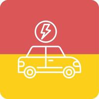 Electric Car Vector Icon