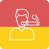 Man Smoking Vector Icon