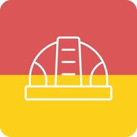 icono de vector de casco de construcción