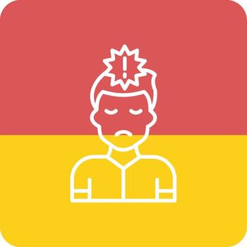 pánico vector icono