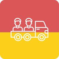 Pickup Truck Vector Icon