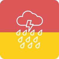 icono de vector de lluvia