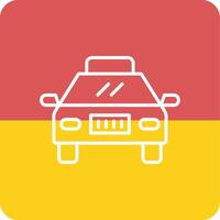 icono de vector de taxi