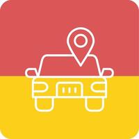 Car Location Vector Icon