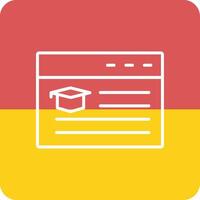 Online Education Vector Icon