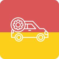 icono de vector de ajuste de coche