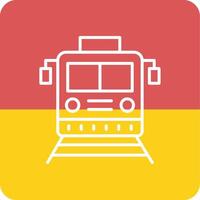 icono de vector de tren