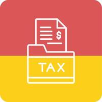 Tax Folder Vector Icon